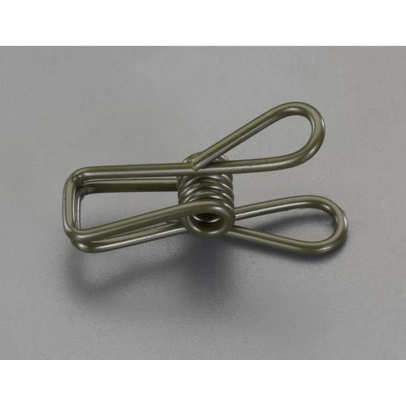 エスコ EA762FB-205 55mmクリップ(OD色/10個) 1個（ご注文単位1個）【直送品】