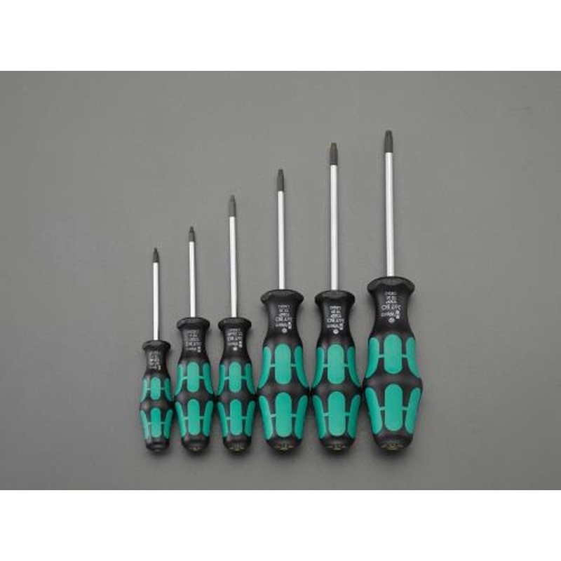 エスコ EA573SD-60 T7-T25/6本組［BoreTorx]ドライバー 1個（ご注文単位1個）【直送品】