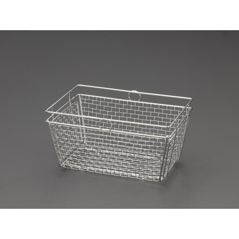 エスコ EA992CV-42 340x260x160mm洗浄かご(ステンレス製) 1個（ご注文単位1個）【直送品】