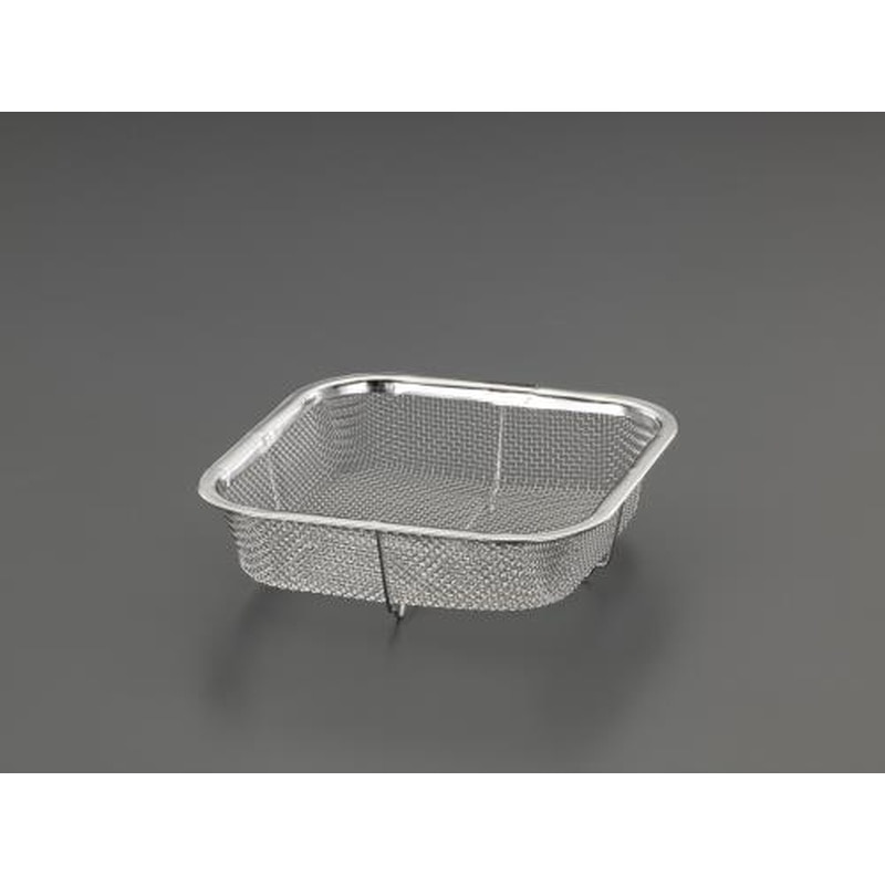 エスコ EA992CV-3 180x180x45mm洗浄ざる(ステンレス製) 1個（ご注文単位1個）【直送品】