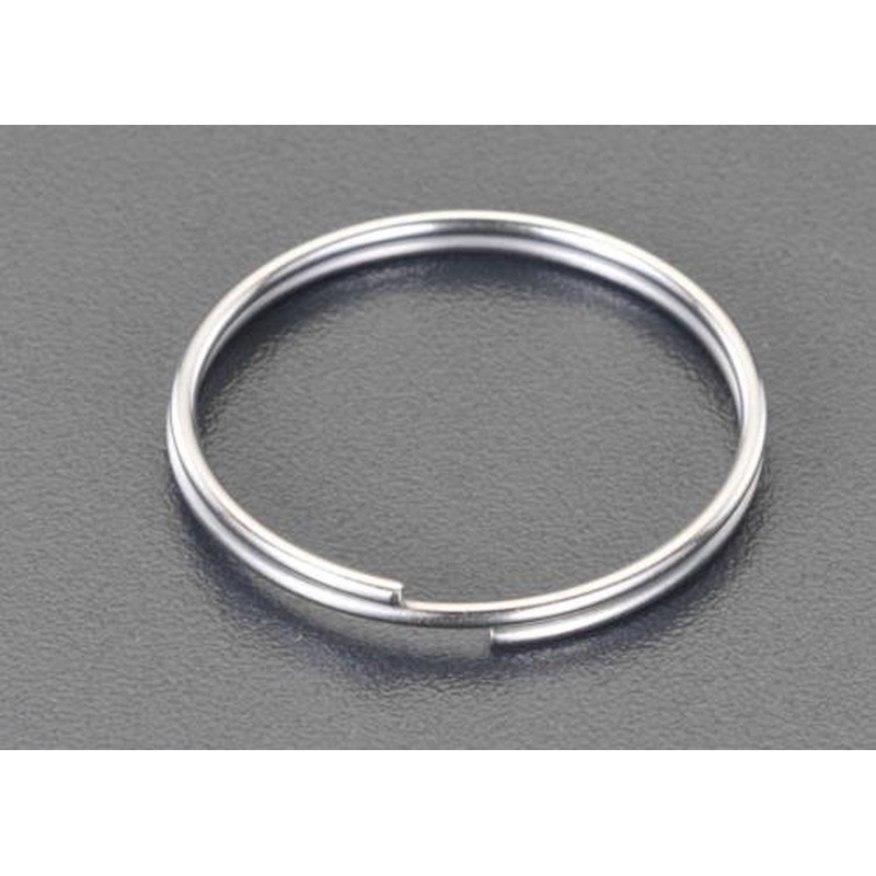 エスコ EA638DP-20B 1.0x20.0mm2重リング(ステンレス製/10個) 1個(ご注文単位1個)【直送品】