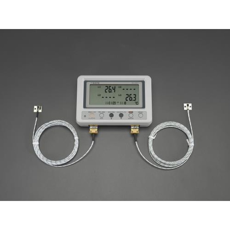 エスコ EA742GB-62 温度データロガー(表面用センサー付) 1個（ご注文単位1個）【直送品】