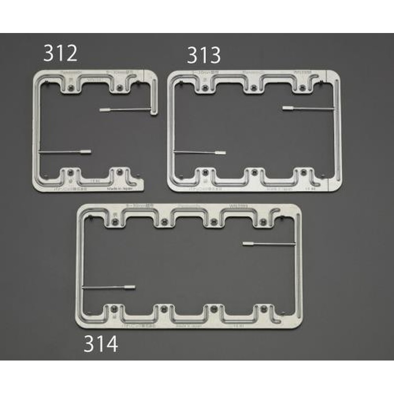 エスコ EA940CE-313[3連用]はさみ金具(ボード用) 1個（ご注文単位1個）【直送品】