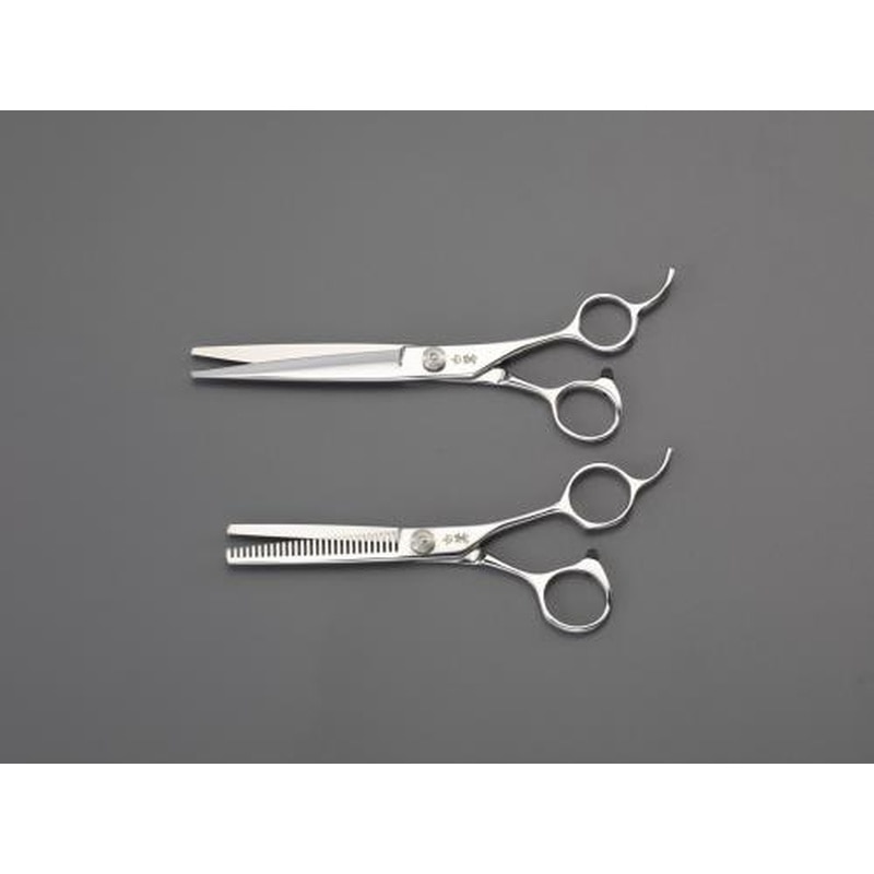 エスコ EA916HD-20 2本組理髪はさみセット 1個(ご注文単位1個)【直送品】