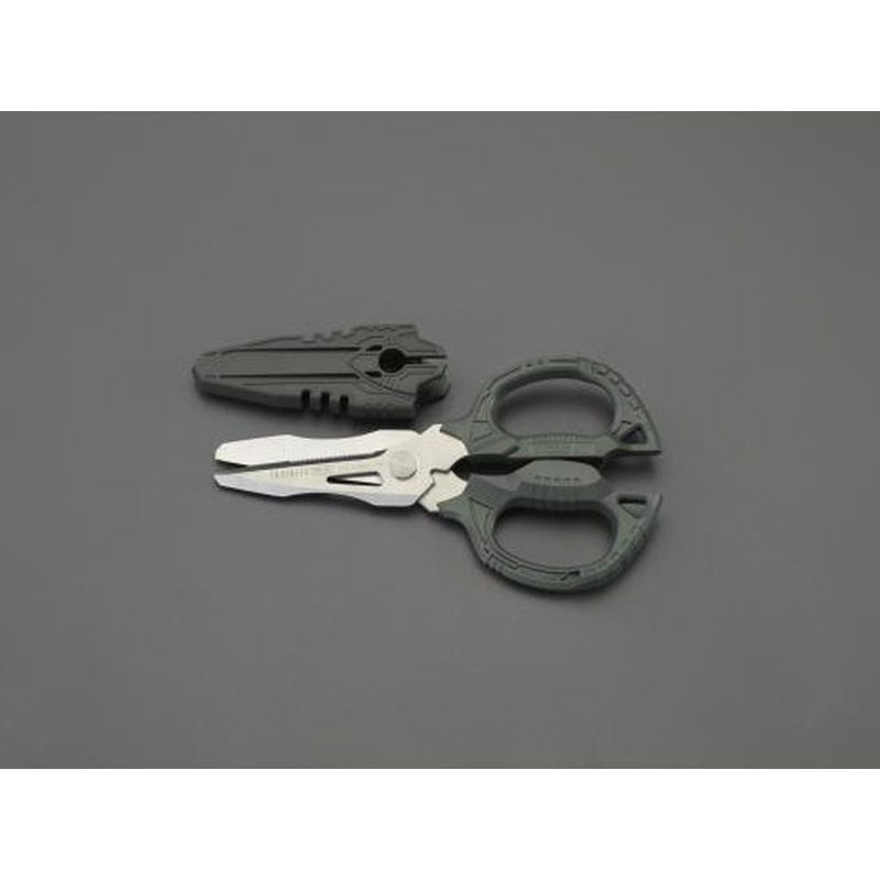 エスコ EA540EE-1 160mmはさみ・万能(キャップ付) 1個（ご注文単位1個）【直送品】