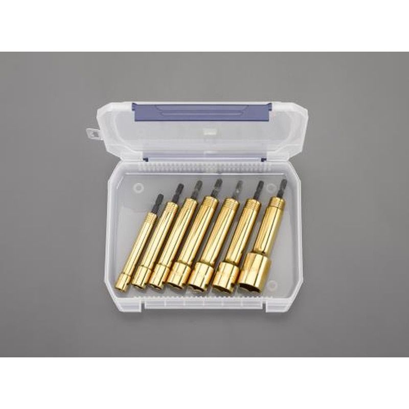 エスコ EA612AV-200 電ドルソケットセット(ロング) 1個（ご注文単位1個）【直送品】