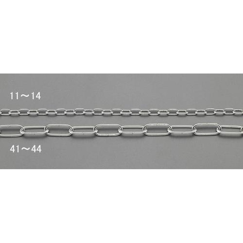 エスコ EA980SA-12 1.2mmx5mリンクチェーン(ステンレス製) 1個(ご注文単位1個)【直送品】