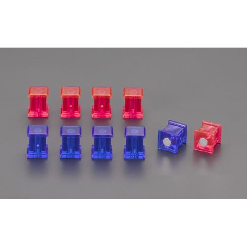 エスコ EA781GB-52 14x14x17mm押しピン型マグネット(10個) 1個（ご注文単位1個）【直送品】