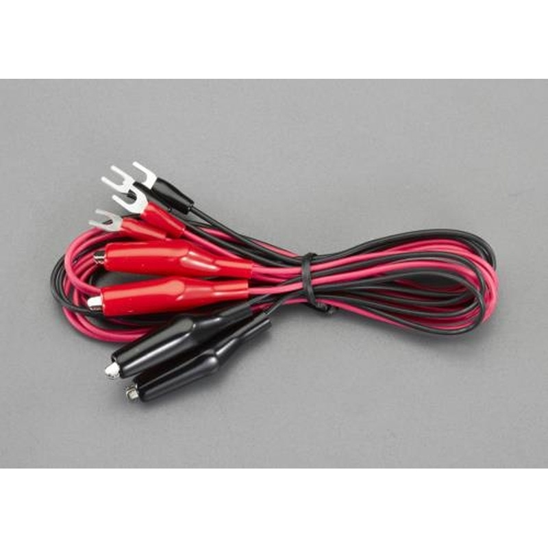 エスコ EA940DT-42 1000mm/0.3mm2テストリード(クリップ・Y形端子/4本) 1個（ご注文単位1個）【直送品】