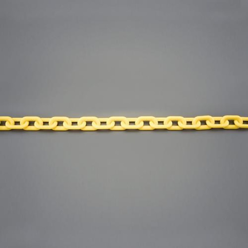 エスコ EA980AJ-2 12mmx2mプラスチックチェーン/耐候型(黄) 1個(ご注文単位1個)【直送品】