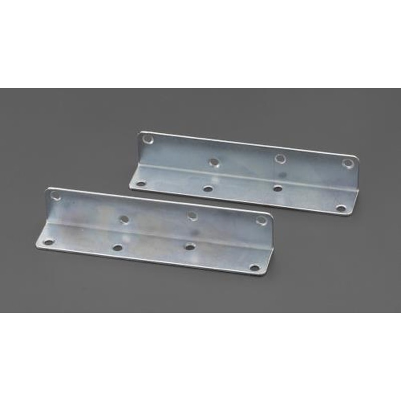 エスコ EA951EF-41 18x18x80mmアングル(スチール製/2個入) 1個(ご注文単位1個)【直送品】
