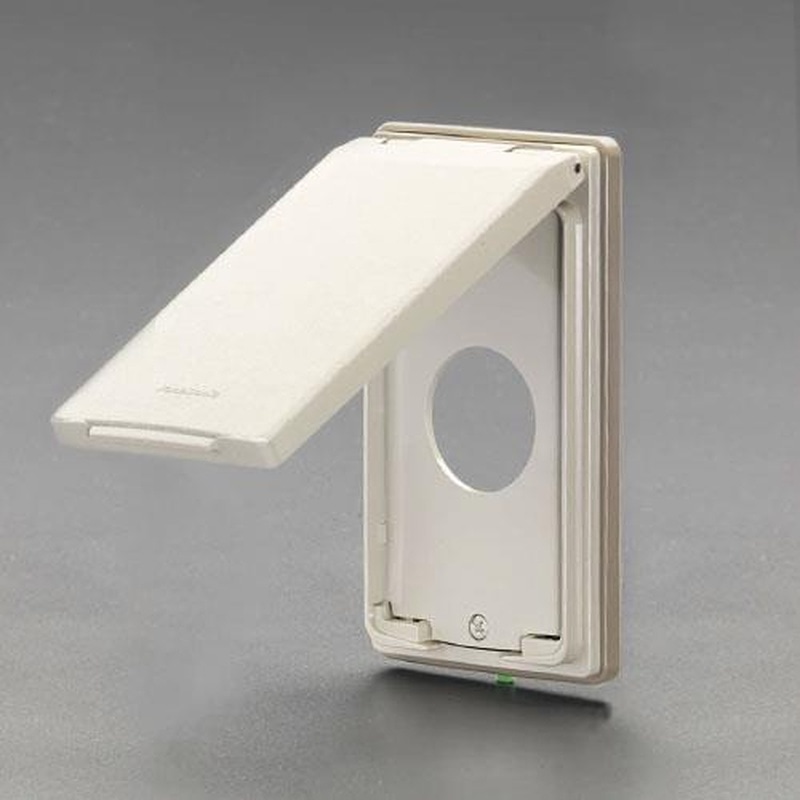 エスコ EA940CE-235 防滴型プレート(丸型) 1個(ご注文単位1個)【直送品】