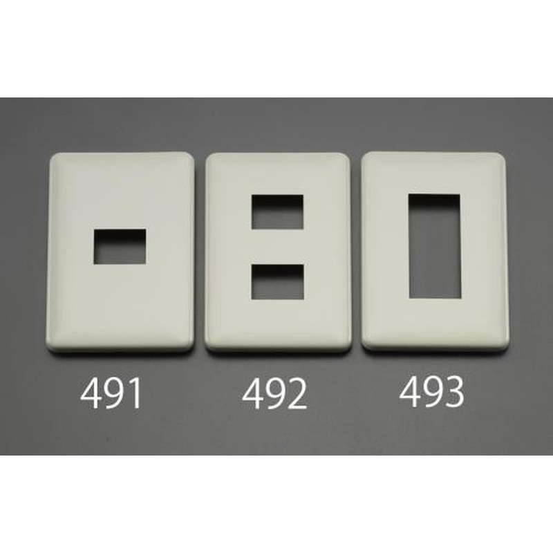 エスコ EA940CE-492[2個用]プレート(大型/樹脂製) 1個（ご注文単位1個）【直送品】