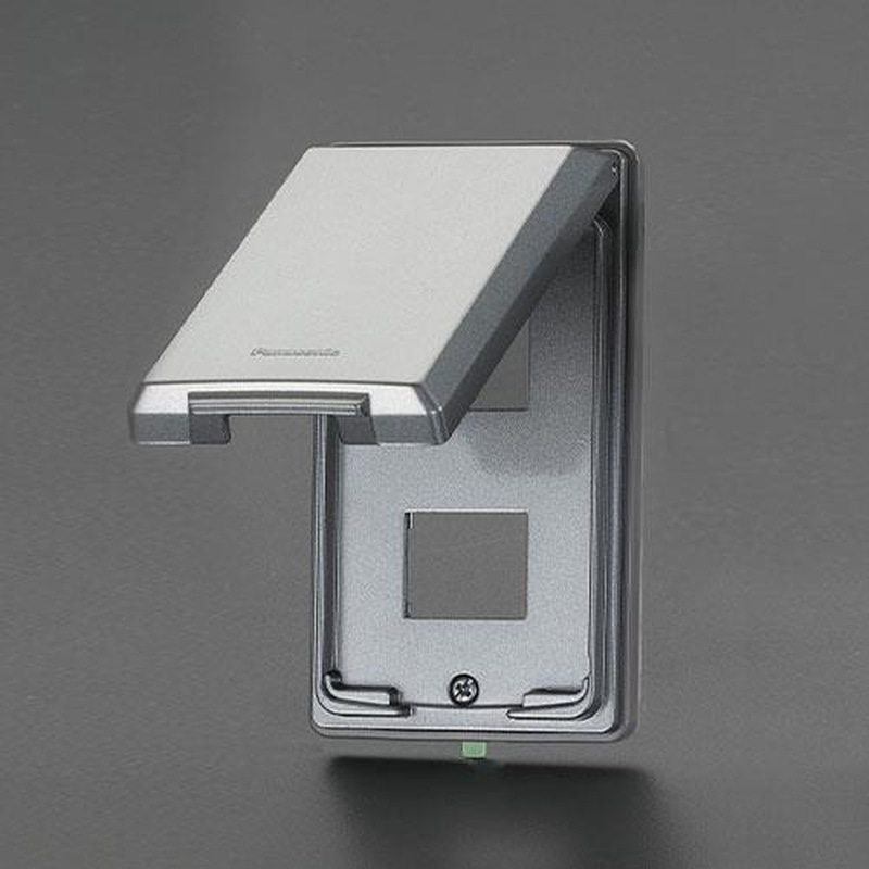 エスコ EA940CE-702[2個用]防滴型プレート(メタル製) 1個（ご注文単位1個）【直送品】