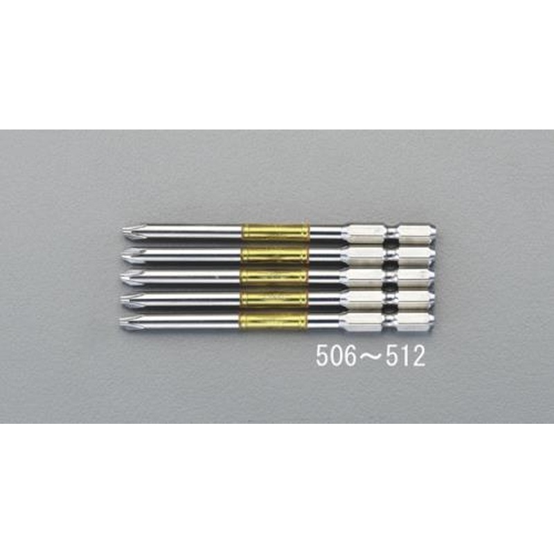 エスコ EA813A-506 #2x65mmトーションビット(5本) 1個（ご注文単位1個）【直送品】