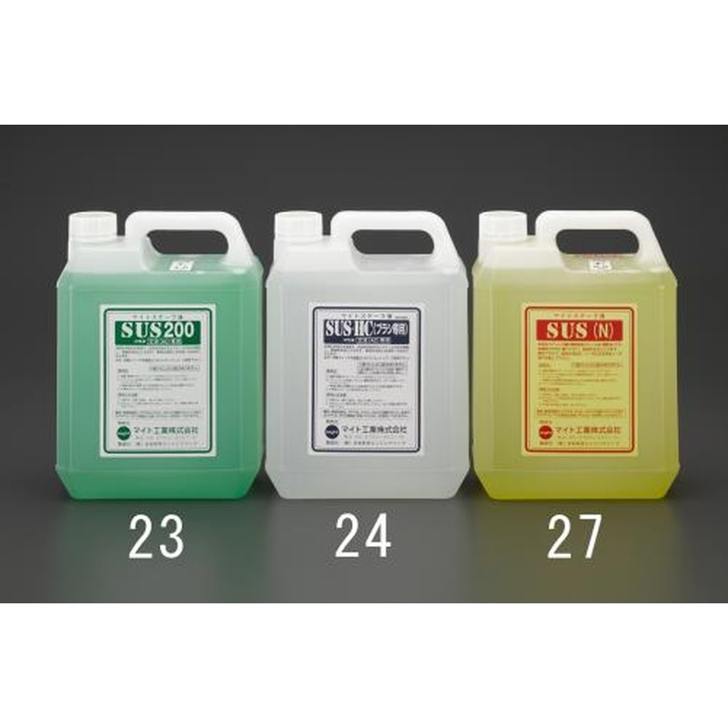 エスコ EA315MS-27 4L電解液(弱酸性) 1個(ご注文単位1個)【直送品】