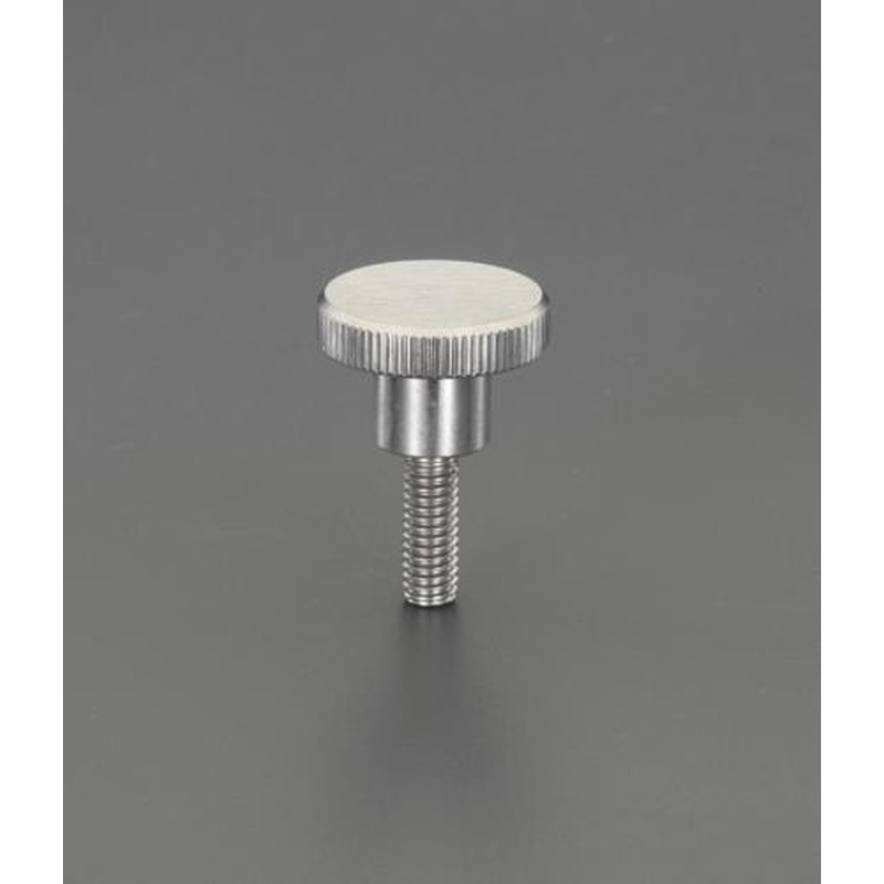 エスコ EA948BC-6A M5x20mm/φ20mmローレットノブ(雄ねじ/ステンレス製) 1個（ご注文単位1個）【直送品】