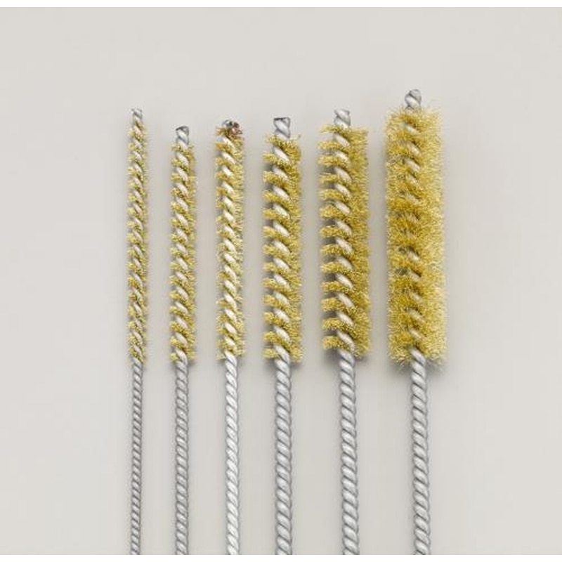 エスコ EA109SG-100 6本組チューブブラシセット(真鍮) 1個(ご注文単位1個)【直送品】