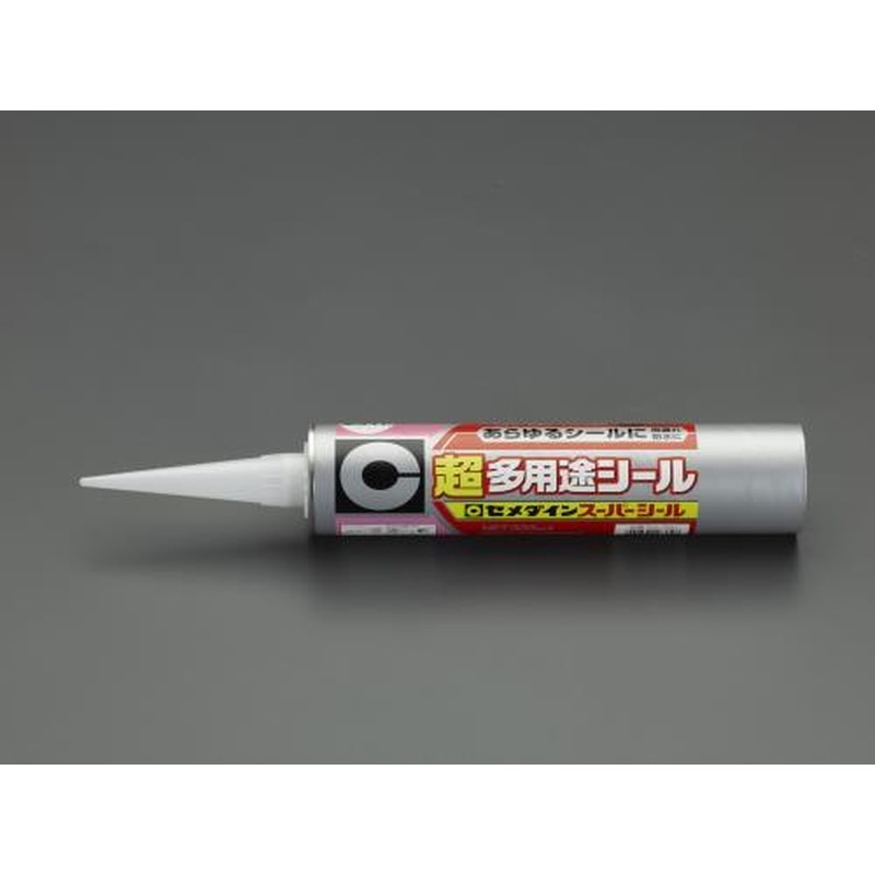 エスコ EA930AN-72 333ml変成シリコーン(抗菌・防カビ/グレー) 1個（ご注文単位1個）【直送品】