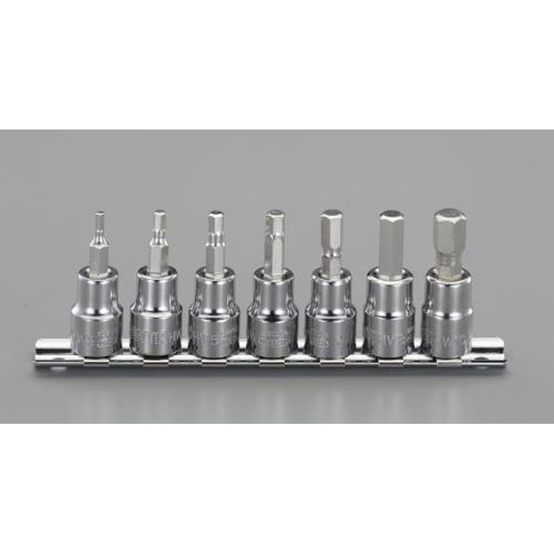 エスコ EA687BM-100 3/8”DR［Hexagon]ビットソケットセット 1個（ご注文単位1個）【直送品】