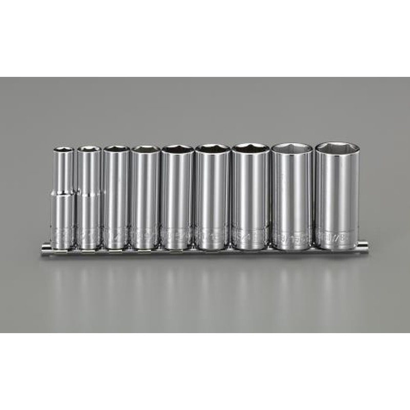 エスコ EA687BT-100 3/8”DR/3/8”-7/8”ディープソケットセット 1個（ご注文単位1個）【直送品】