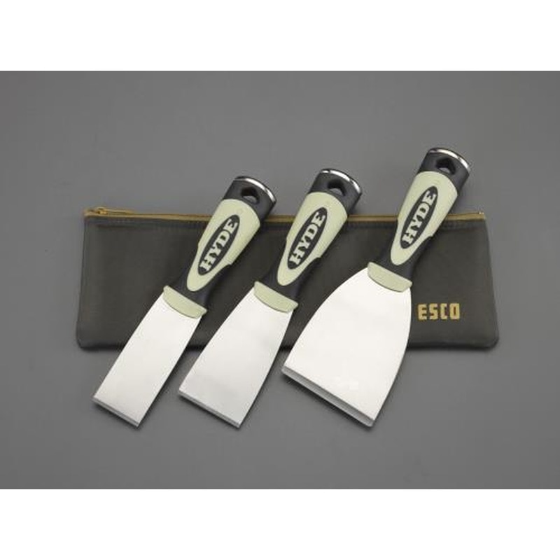 エスコ EA579BF 3本組スクレーパー(硬・ハンマーヘッド/ハイカーボン) 1個(ご注文単位1個)【直送品】