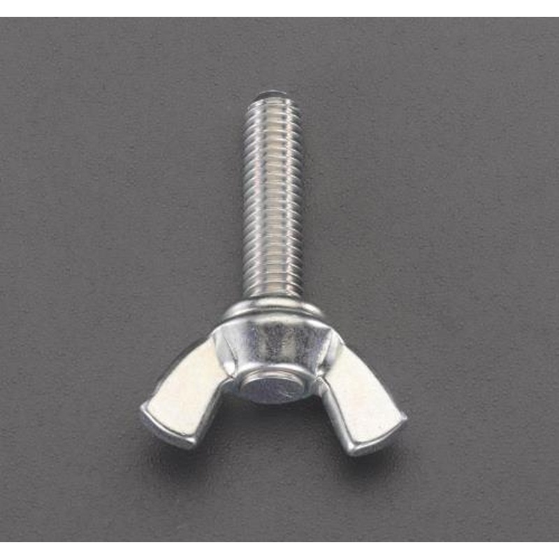 エスコ EA949LF-530 M5x30mm蝶ボルト(スチール製/6個) 1個(ご注文単位1個)【直送品】