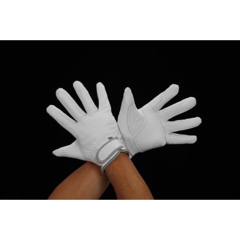 エスコ EA353CC-78[LL]手袋(牛革・裏付・当て付) 1個（ご注文単位1個）【直送品】