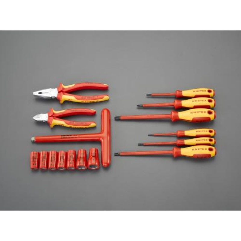 エスコ EA640XC-22[16個組]絶縁工具セット 1個（ご注文単位1個）【直送品】