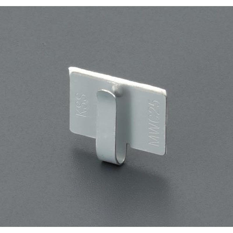 エスコ EA947FA-31 19.4x10x15mmコードクリップ(粘着付/10個) 1個(ご注文単位1個)【直送品】