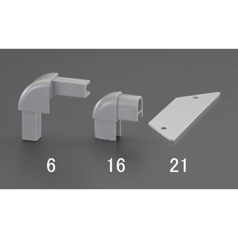 エスコ EA440HX-21[EA440HX-1・-11用]コーナー補強金具(4個) 1個（ご注文単位1個）【直送品】