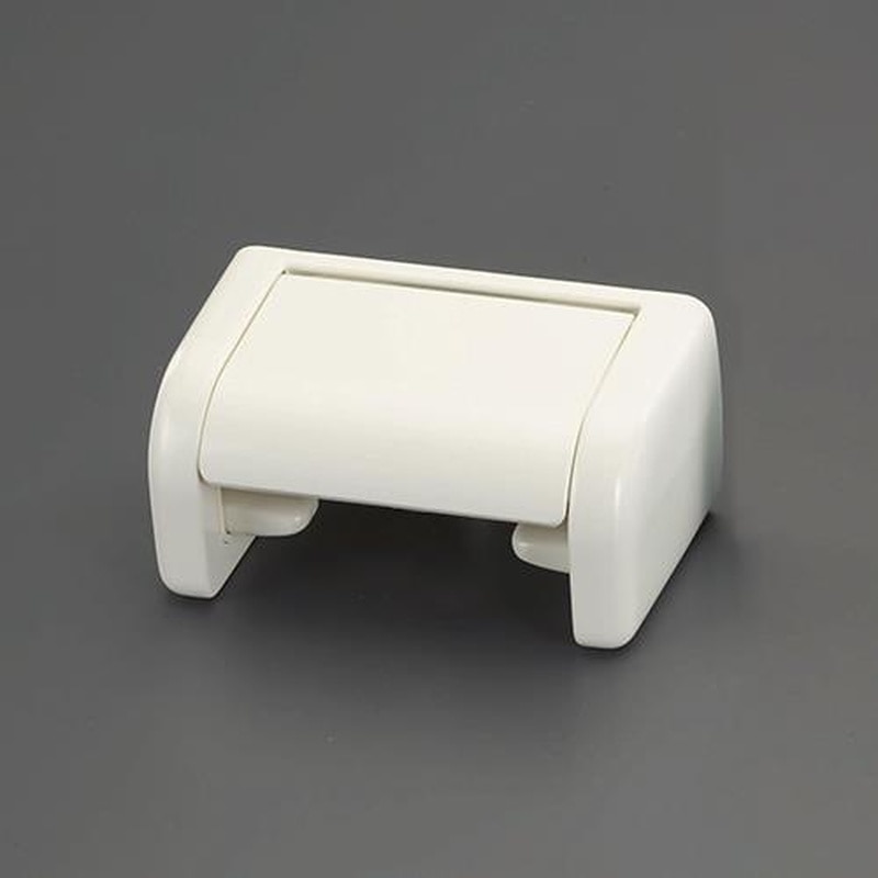 エスコ EA638LD-1B 169x100x82mmトイレットペーパーホルダー(アイボリー) 1個(ご注文単位1個)【直送品】