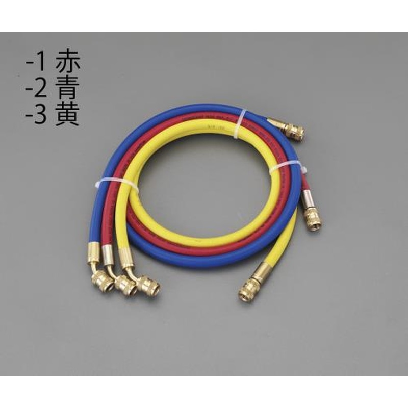 エスコ EA104AM-1 150cm/赤チャージングホース(R134a用) 1個（ご注文単位1個）【直送品】