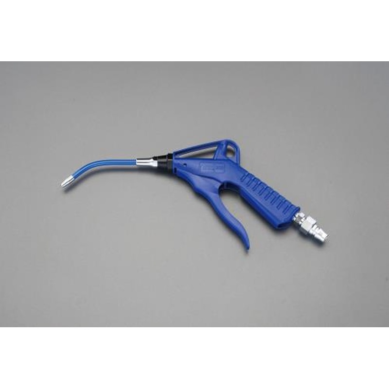 エスコ EA123AN-1 2.0穴/100mmエアーブローガン(フレキノズル・プラグ付) 1個（ご注文単位1個）【直送品】