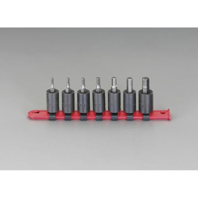 エスコ EA164WF 3/8”DRインパクトHexビットソケットセット［インチ] 1個（ご注文単位1個）【直送品】