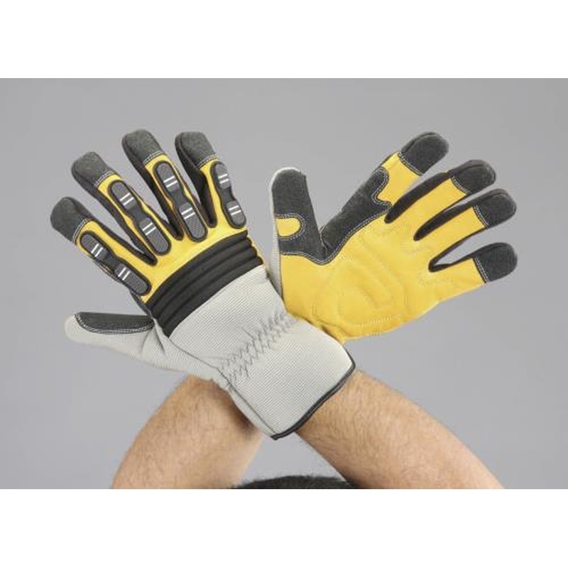 エスコ EA353JM-31[M]手袋(牛革) 1個（ご注文単位1個）【直送品】