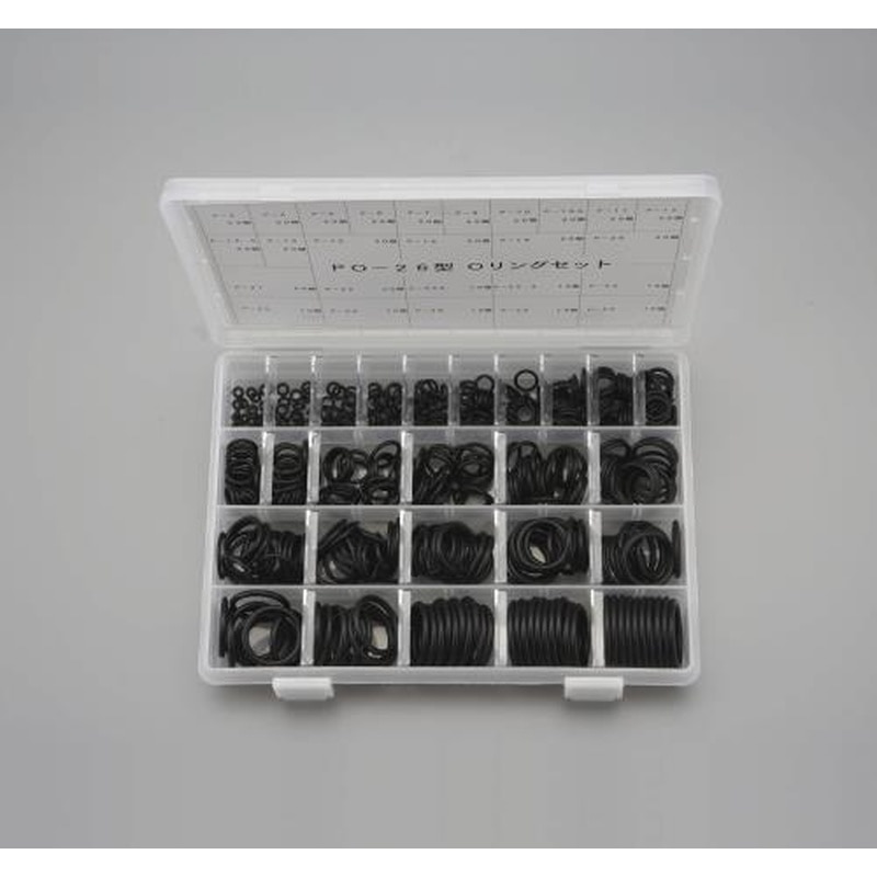 エスコ EA423RA-10 オーリングセット(26サイズ)(運動用) 1個(ご注文単位1個)【直送品】
