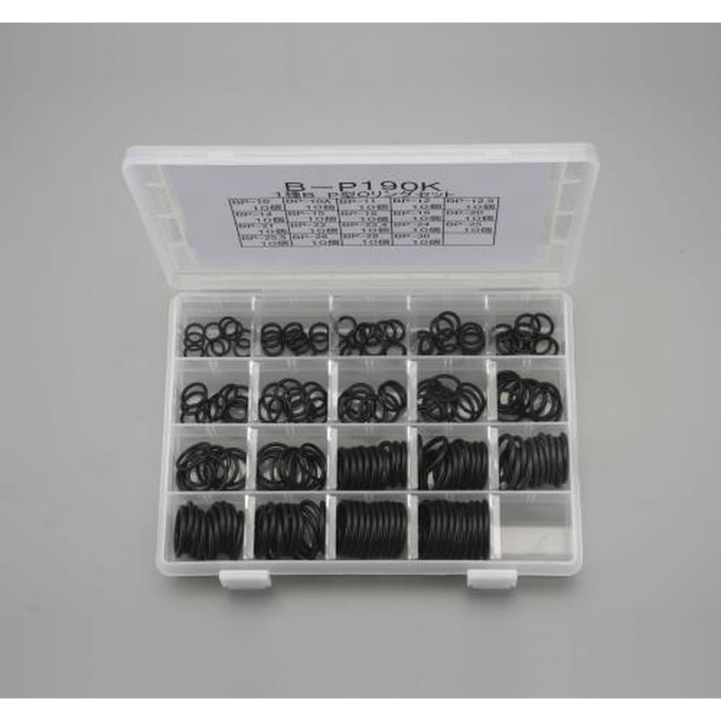 エスコ EA423RA-13 オーリングセット(19サイズ)(運動用) 1個(ご注文単位1個)【直送品】