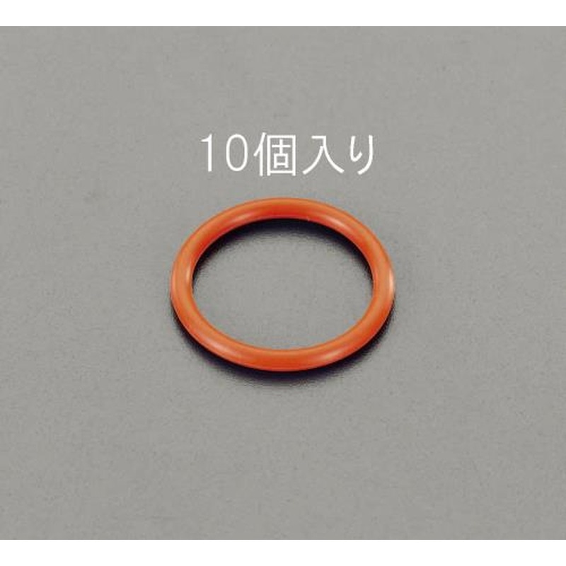 エスコ EA423RE-11 P-11オーリング(シリコンゴム/10個)(運動用) 1個（ご注文単位1個）【直送品】
