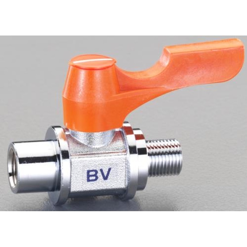 エスコ EA425BV-11 Rc1/8”xG1/8”ミニボールバルブ 1個(ご注文単位1個)【直送品】