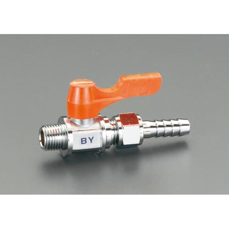 エスコ EA425BY-21 R1/8”x6.0mmミニボールバルブ 1個(ご注文単位1個)【直送品】