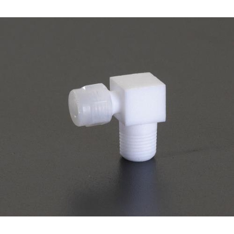 エスコ EA425HB-61 6mmxR1/8”エルボ(雄ねじ/フッ素樹脂製) 1個(ご注文単位1個)【直送品】