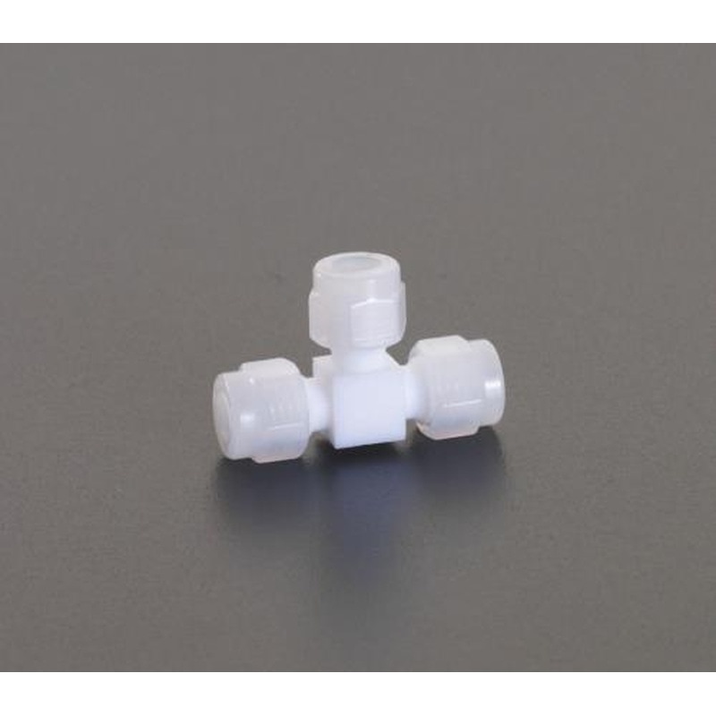 エスコ EA425HF-10 10mmユニオン(ティー/フッ素樹脂製) 1個(ご注文単位1個)【直送品】