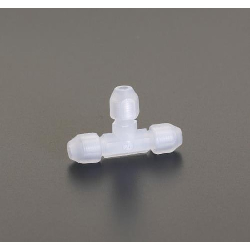 エスコ EA425JE-4 4mmユニオン(ティー/PP製) 1個(ご注文単位1個)【直送品】