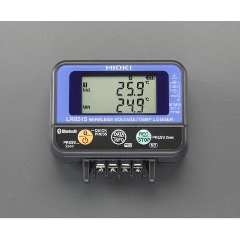 エスコ EA742HD-11 電圧・熱電対ロガー(ワイヤレス) 1個(ご注文単位1個)【直送品】