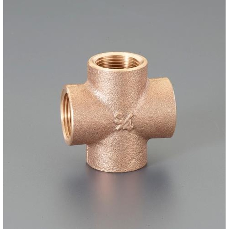 エスコ EA432NE-20 Rc3/4”砲金クロス 1個（ご注文単位1個）【直送品】