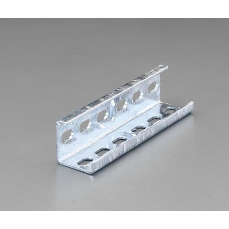 エスコ EA440AE-8 48x48x185mmアングル接続金具(ドブメッキ) 1個（ご注文単位1個）【直送品】