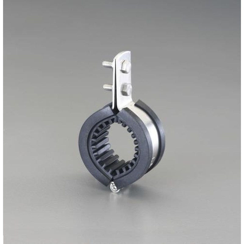 エスコ EA440CK-25 25A鋼管用防振立バンド(ステンレス製) 1個（ご注文単位1個）【直送品】