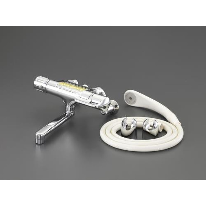 エスコ EA468CX-2 PJ1/2”サ-モスタットシャワー付混合栓 1個（ご注文単位1個）【直送品】