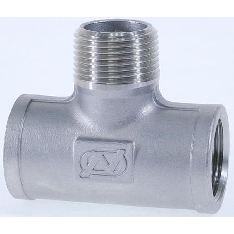 エスコ EA469AY-2 Rc1/4”xR1/4”xRc1/4”サービスチーズ(ステンレス製) 1個（ご注文単位1個）【直送品】